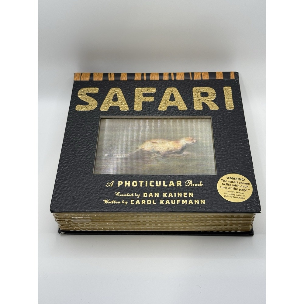 Safari : A Photicular Book by Carol Kaufmann and Dan Kainen (2012, Hardcover)